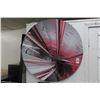 Image 1 : Round Painted Metal Abstract Wall Art - 3'  D