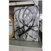 Image 1 : Framed Abstract Oil On Canvas - 24"  X  36"