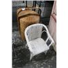 Image 1 : Large Wicker Basket, Wicker Child Armchair