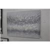 Image 1 : Unframed Textured Abstract Oil On Canvas - 30"  X  36"