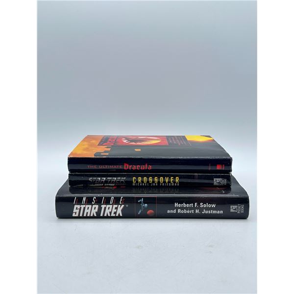 Star Trek & Horror Books — 'Inside Star Trek' by Solow & Justman, 'Star Trek: TNG Crossover