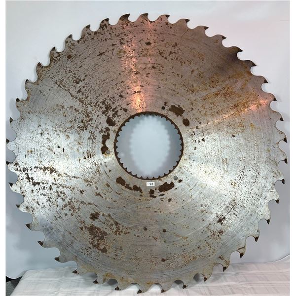 Large 34 Inch Antique Industrial Circular Saw Blade