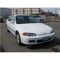 1993 Honda Civic Vin. 1HGEJ1165PL013431 Mileage: 145086 Manual, AC, Stereo/Tape Player