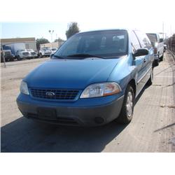 2001 Ford Windstar Vin. 2FMZA50481BA22098 Automatic. Sold ODT. Buyer responsible for smog, taxes and