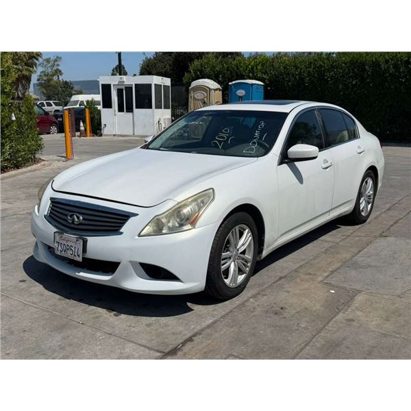INFI G37 2010 SALV T/DONATION