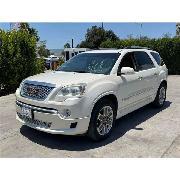 GMC ACADIA 2012 APP/DUP-T/EXP-ONLY