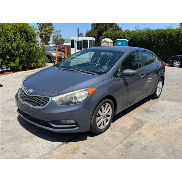 KIA FORTE 2014 O/S TITLE 2 DAYS