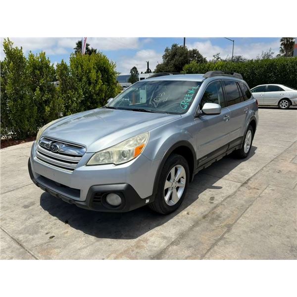 SUBA OUTBACK 2013 T-2 DAYS
