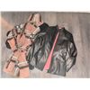 Image 1 : Ladies Outerwear – Genuine Leather Jacket, Hooded Sweater & More Size M-L