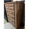 Image 2 : Palisar Walnut Wood Tallboy Dressing Table w/ Bronze Embellishments