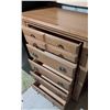 Image 3 : Palisar Walnut Wood Tallboy Dressing Table w/ Bronze Embellishments