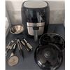 Image 1 : New Gourmia Digital Air Fryer w/ Accessories & Poached Egg Pan
