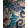 Image 3 : Porcelain Vase With Floral Motif and Gilded Handles