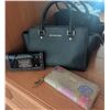 Image 1 : Michael Kors Tote With Coach Wallet and Guess Clutch Bundle