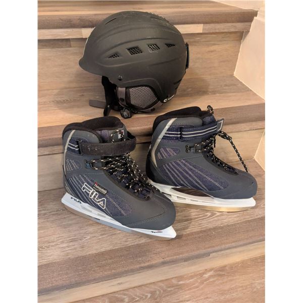 Fila Skates EU 45 With Black Cx-X Helmet