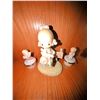 Image 1 : 1988 Enesco Precious Moments Figurine and Two Miniature Angel Trinket Boxes