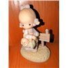 Image 4 : 1988 Enesco Precious Moments Figurine and Two Miniature Angel Trinket Boxes