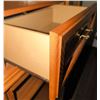 Image 7 : Wooden China Cabinet with Glass Doors and Shelving