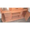 Image 8 : Wooden China Cabinet with Glass Doors and Shelving