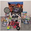 Image 1 : Playroom Essentials - Dog Man Books Laser X UNO Remix New Hot Wheels & More