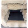 Image 4 : Plush Corduroy 2 Seater w/ Decorative Throw Blanket