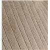 Image 5 : Beige Corduroy Three-Seat Sofa w/ Cushions & Soft Flannel Blanket