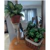 Image 6 : Decor & Home Accessories Bundle - Mirror, Artificial Plants, & Candle Holders