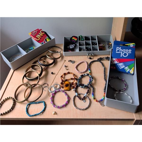 Costume Jewelry and Card Games Collection
