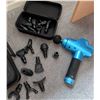 Image 3 : Fitpulse Percussion Massage Gun With Attachments and Hair Styling Tools