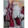 Image 10 : Holiday Decorations and Collectibles with Santa Figure, Ornaments, and Train Set