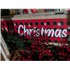 Image 9 : Christmas Decorations Including Glitter Cones, Penguin Figurine, Wicker Reindeer, and More