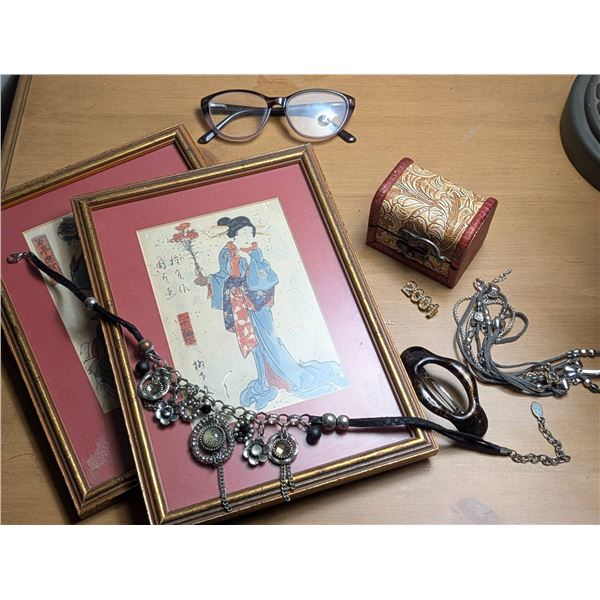 Framed Art Prints, Accessories, and Decorative Items