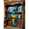 Image 1 : Wooden Hutch with Mixed Decorative Contents