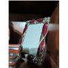 Image 7 : Wooden Hutch with Mixed Decorative Contents