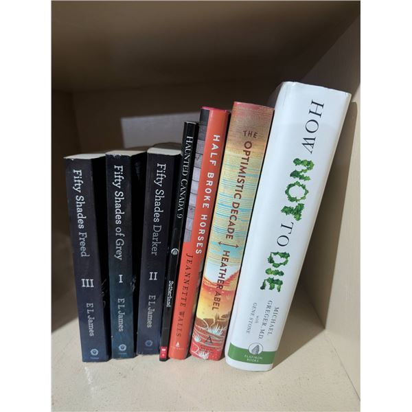 Seven Books Including Fiction, Non-fiction, and True Stories