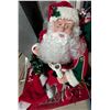 Image 2 : Home Accents Holiday Santa Figurine and 2-Piece LED Deer and Sleigh Set