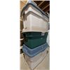 Image 2 : XL Rubbermaid Storage Totes With Hinged Lids