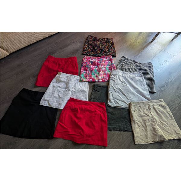 Ladies Skorts in Assorted Patterns and Colors, Size M-L
