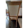 Image 7 : Oak Dining Table w/ Six Upholstered Chairs