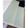 Image 5 : Modern 2 Tier Desk With Frosted Glass And Metal Frame