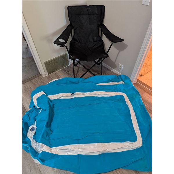 Ozark Trail Folding Camp Chair w/ 2 OT Inflatable Rafts