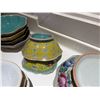 Image 16 : Multiple Chinese Dishware:  Serving & Footed Bowls, Mugs, Trays, Famille Rose Shallow  Dishes, etc w