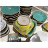 Image 23 : Multiple Chinese Dishware:  Serving & Footed Bowls, Mugs, Trays, Famille Rose Shallow  Dishes, etc w
