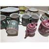 Image 5 : Multiple Chinese Dishware:  Serving & Footed Bowls, Mugs, Trays, Famille Rose Shallow  Dishes, etc w