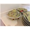 Image 10 : Chinese Tableware: Plates, Bowls, Covered Tureens, Serving Spoons, etc, Misc Sizes