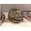 Image 10 : Set of Famille Rose Tableware: Serving Chargers & Bowls, Plates, Teacups, etc, Misc Sizes