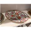 Image 11 : Set of Famille Rose Tableware: Serving Chargers & Bowls, Plates, Teacups, etc, Misc Sizes
