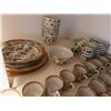 Image 12 : Set of Famille Rose Tableware: Serving Chargers & Bowls, Plates, Teacups, etc, Misc Sizes
