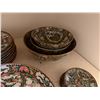 Image 18 : Set of Famille Rose Tableware: Serving Chargers & Bowls, Plates, Teacups, etc, Misc Sizes