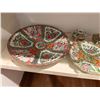 Image 26 : Set of Famille Rose Tableware: Serving Chargers & Bowls, Plates, Teacups, etc, Misc Sizes